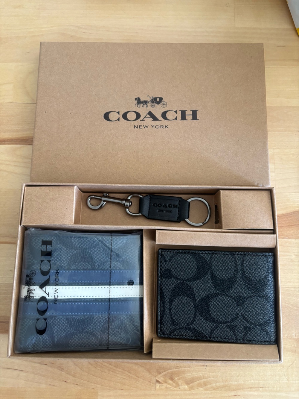 Coach wallet  Black & blue